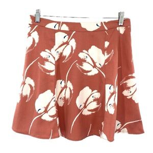Lush Floral Mini Skirt Large
